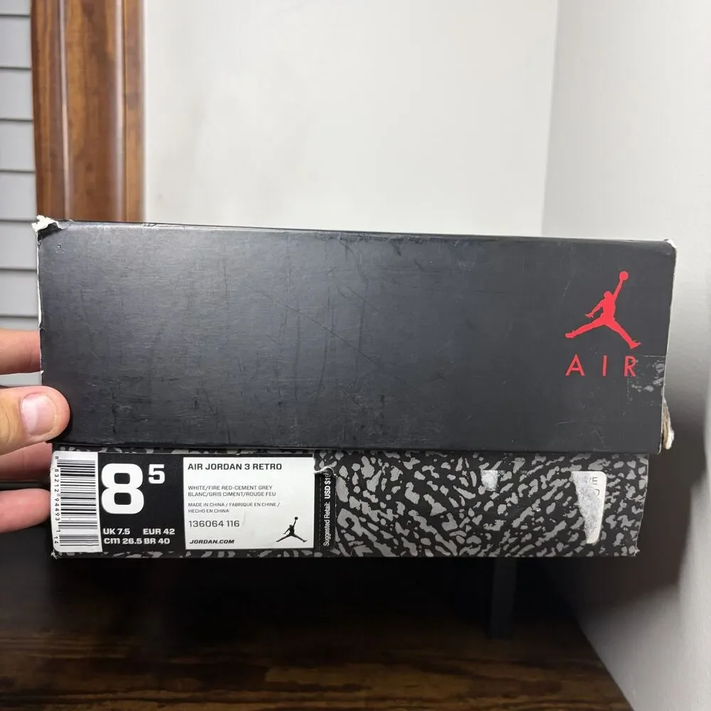 Size 8.5 - Jordan 3 Retro Hall of Fame (2018)